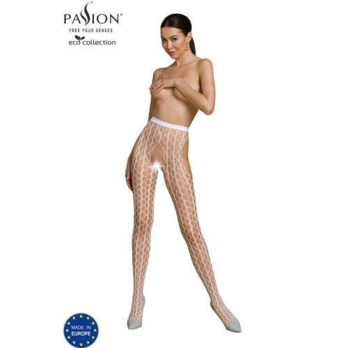 Eco Collection Bodystocking S007 White - Passion