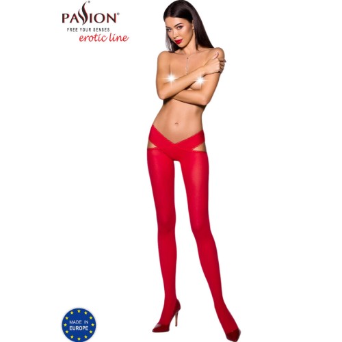 Passion Tiopen 005 Red Stockings - Elegant Style