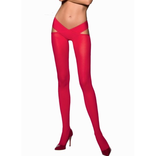 Passion Tiopen 005 Red Stockings - Elegant Style