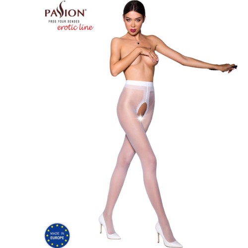 Passion Tiopen 007 Stockings White 20 Den for Elegant Seduction