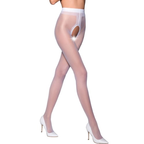 Passion Tiopen 007 Stockings White 20 Den for Elegant Seduction