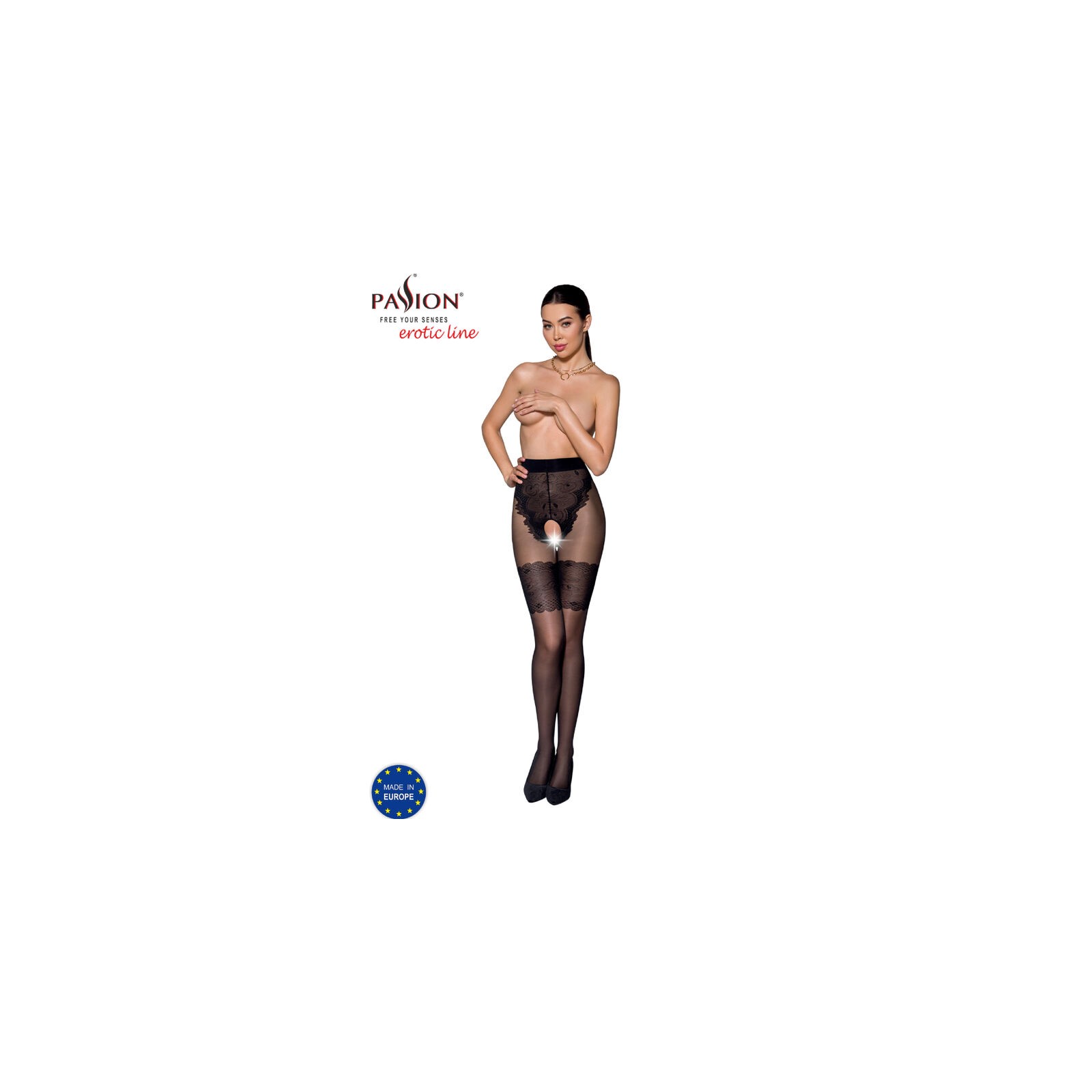 Passion Tiopen 013 Stockings - Sophisticated Black Elegance