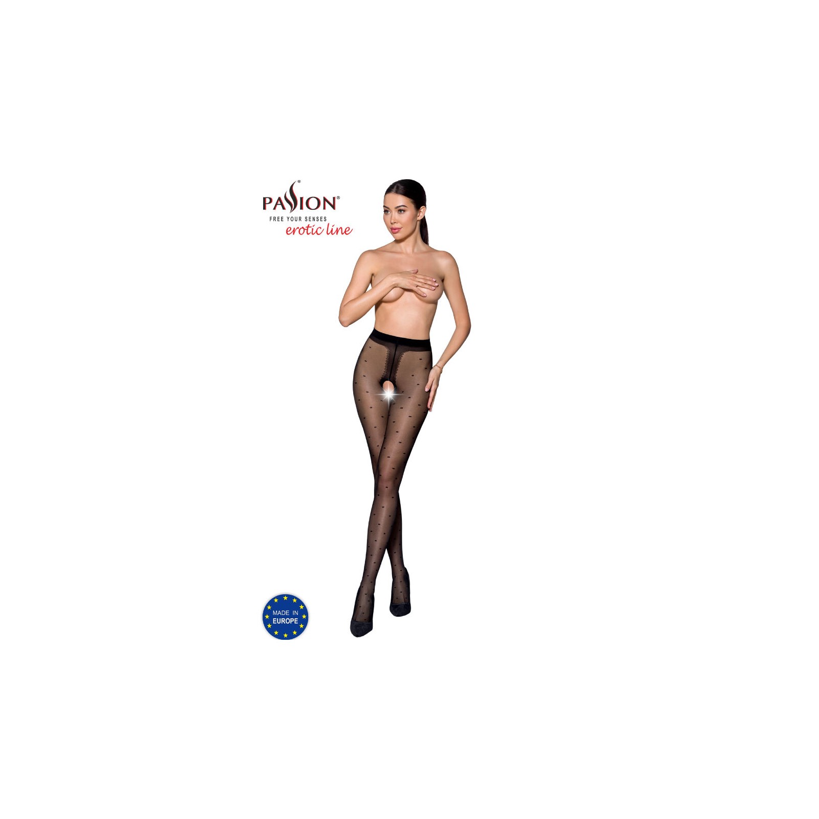 Passion Tiopen 018 Stockings Black