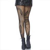 Leg Avenue Snake Print Fishnet Tights for Bold Fashion