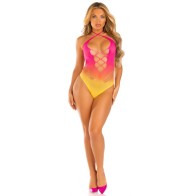 Leg Avenue Sunset Gradient Body - Festival Fashion