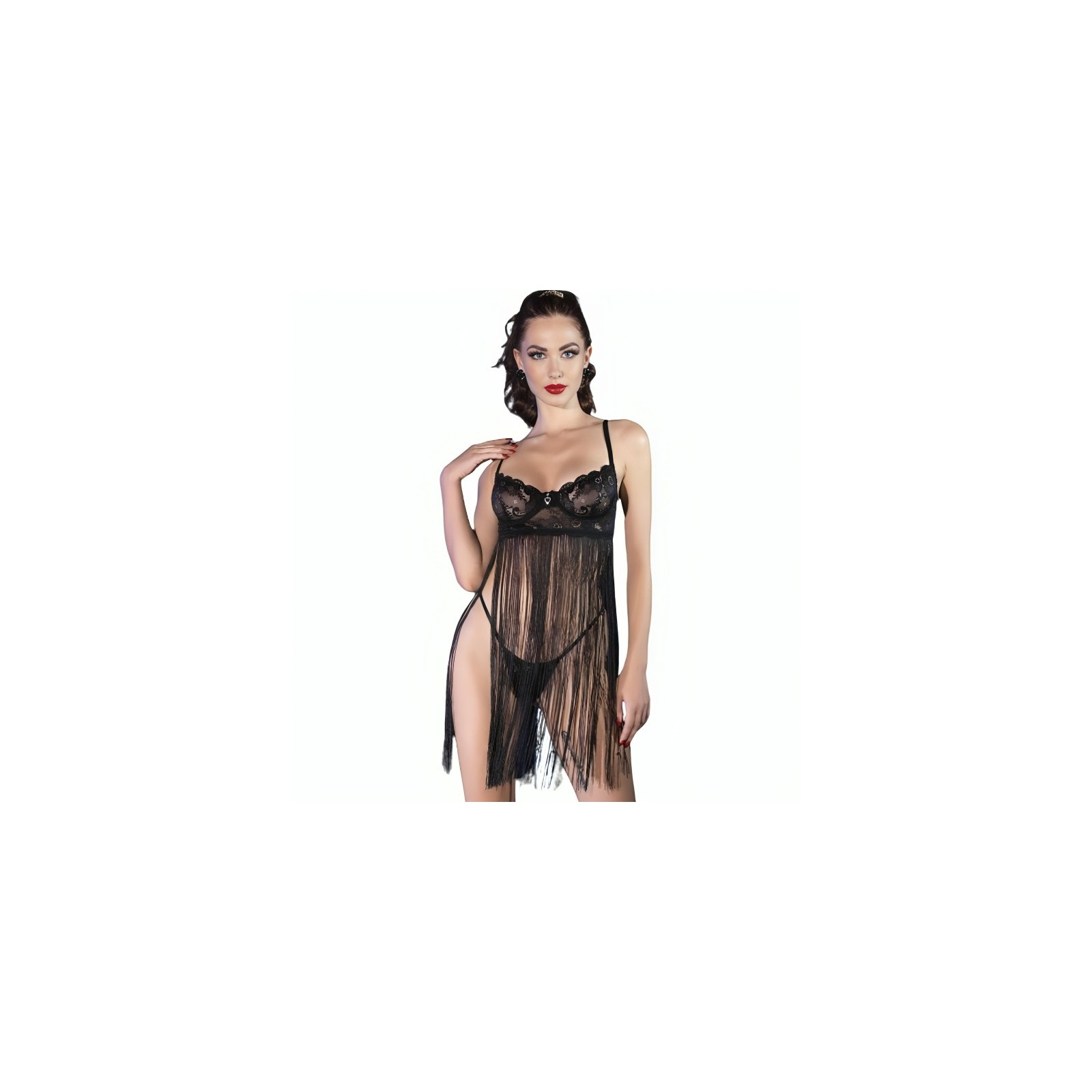 Babydoll CR 4496 Chilirose para Noches Seductoras