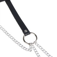 Sublime Leather Chain Belt - Elegant Seduction