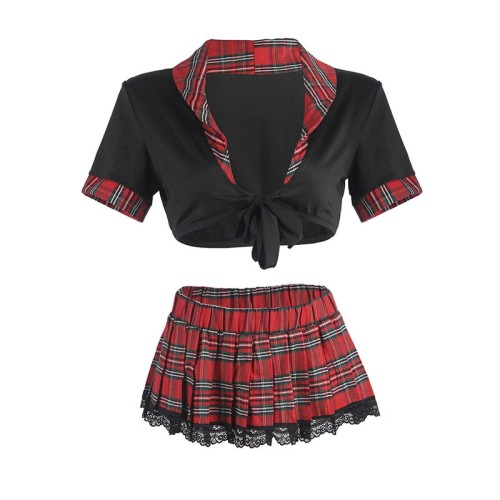 Sublime Sexy Schoolgirl Costume L/XL - Irresistible Appeal