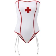 Sexy Nurse Teddy Costume for Playful Nights