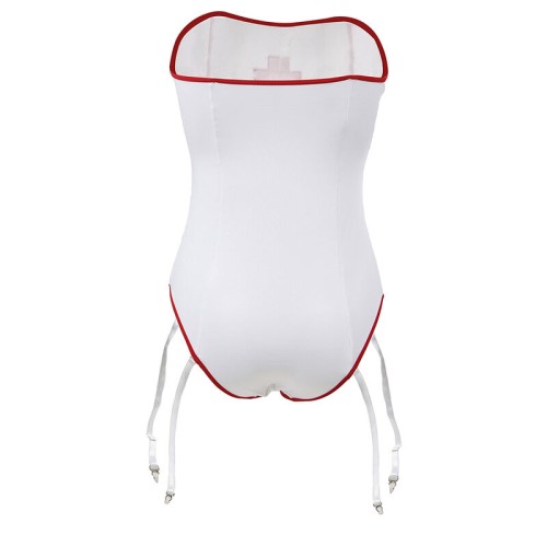 Sexy Nurse Teddy Costume for Playful Nights