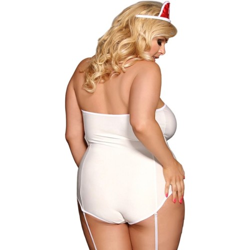 Sublime Sexy Off The Shoulder Nurse Costume Teddy L/XL