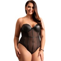 Subblime Metal Strap Bodysuit Black