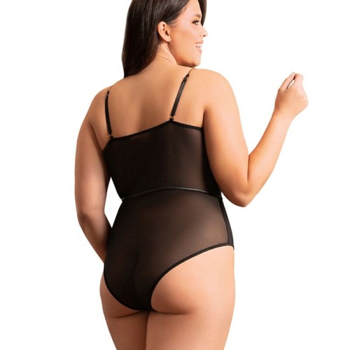 Subblime Metal Strap Bodysuit Black