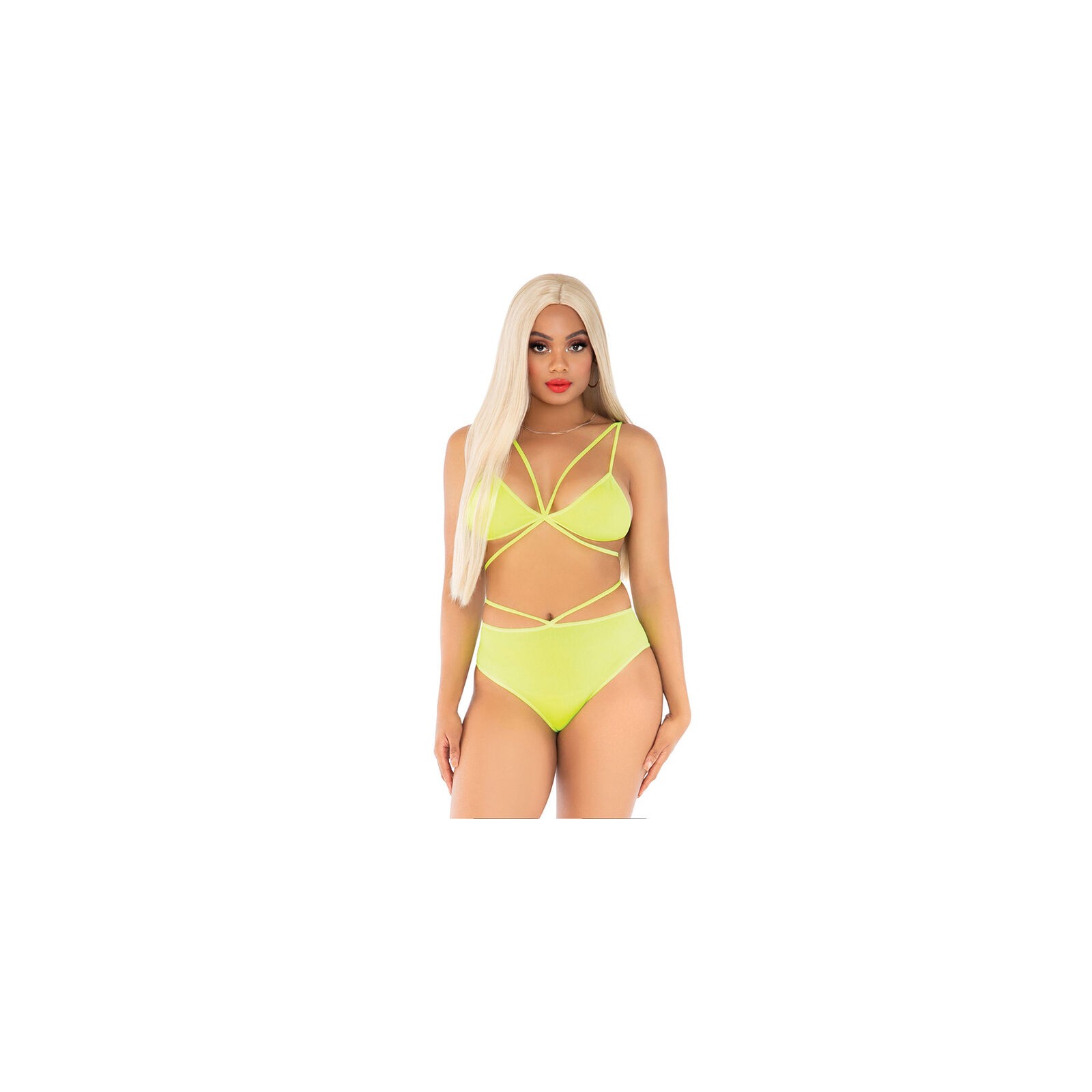 Leg Avenue Yellow Lingerie Set - Comfort and Style