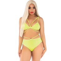 Leg Avenue Yellow Lingerie Set - Comfort and Style