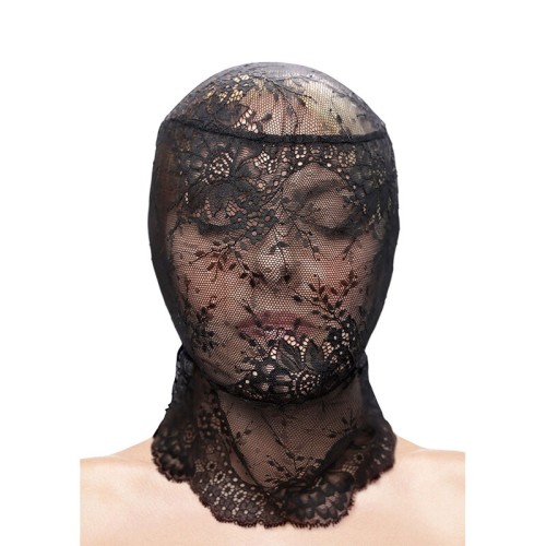 Fetish & Fashion Lace Mask Black