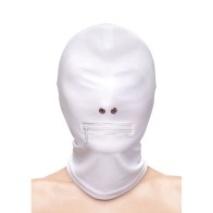 Fetish Fashion Full Zipper Hood White