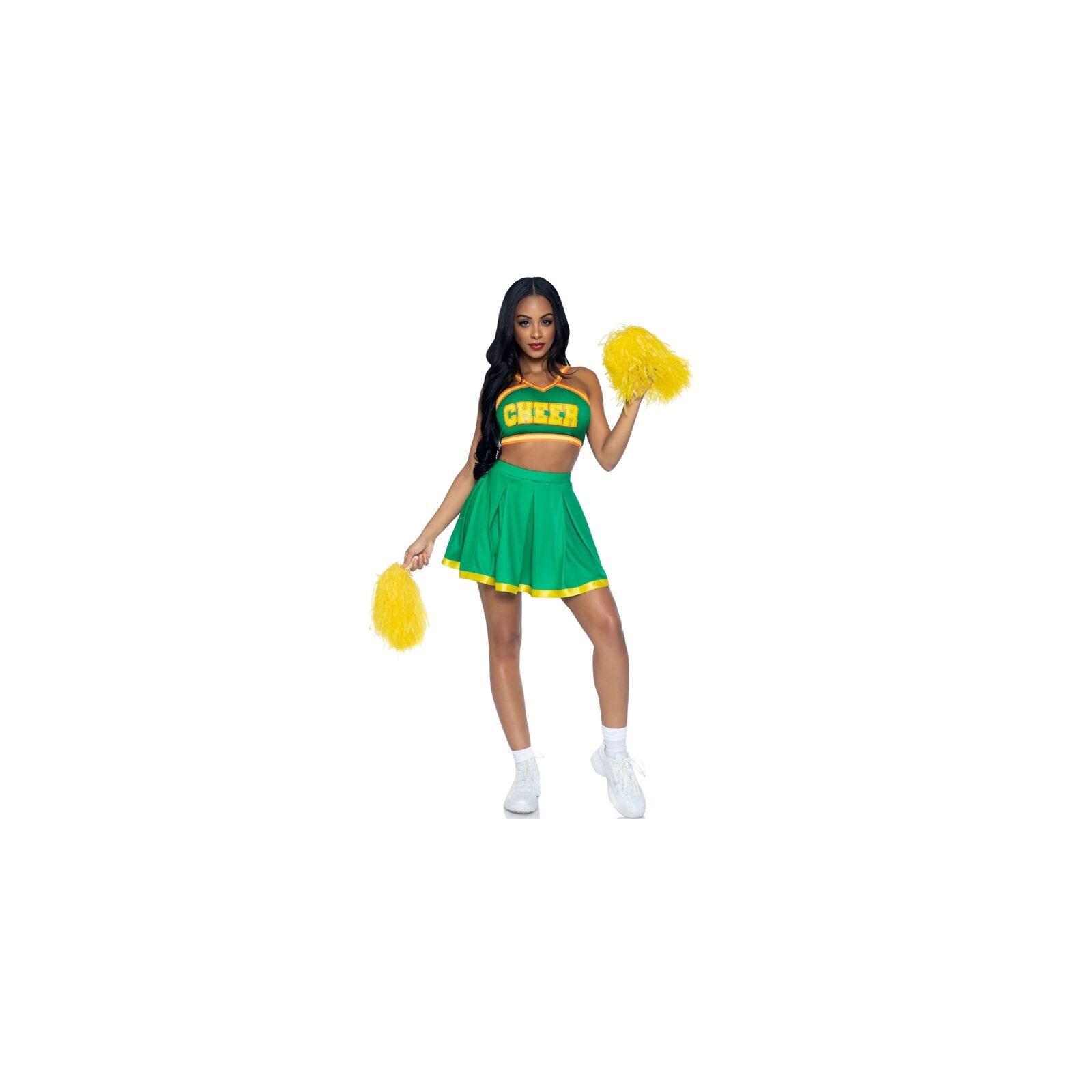 Leg Avenue Green Cheerleader Costume - Fun and Festive Outfit