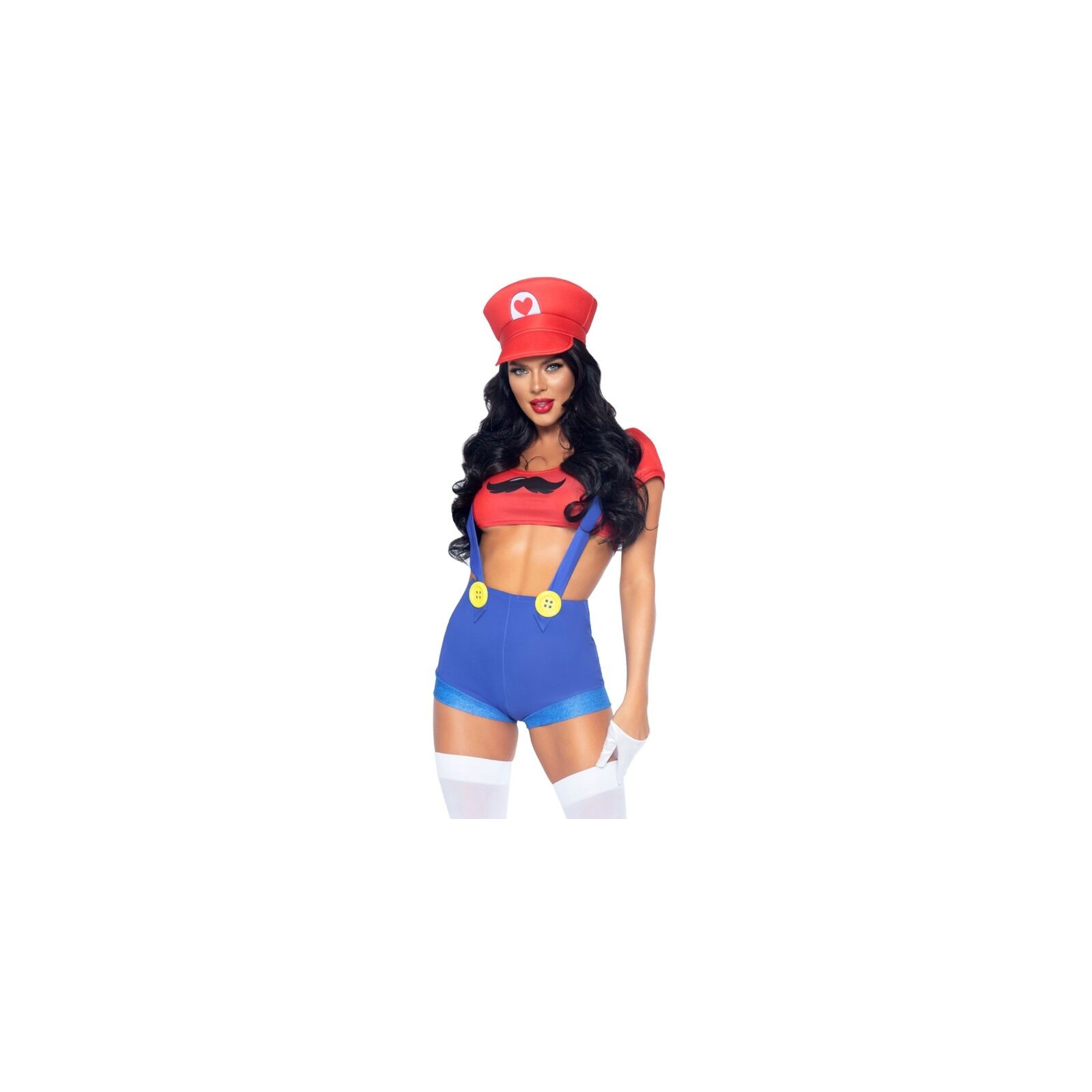 Leg Avenue Sexy Mario Bros Costume Red/Blue M