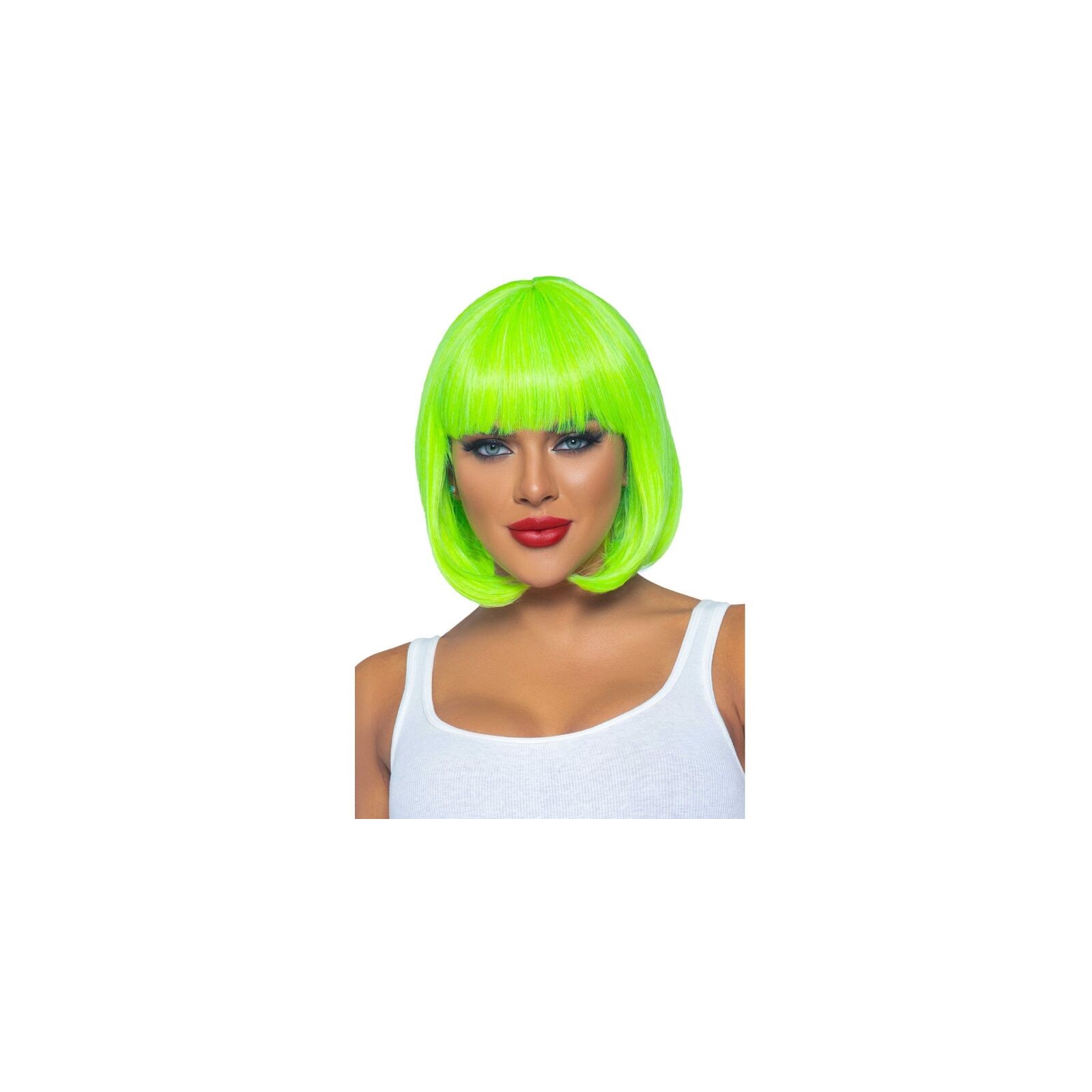 Leg Avenue Neon Green Bob Wig - Stand Out in Style