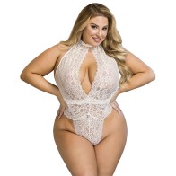 Subblime Lace Bodysuit White S/M