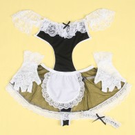 Sublime Sexy Maid Costume Black/White S/M - Elegance Redefined