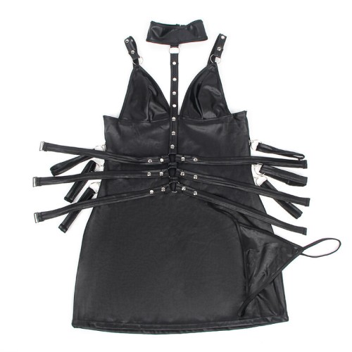 Subblime Black Leather Body Bondage L/XL - Ultimate Seduction