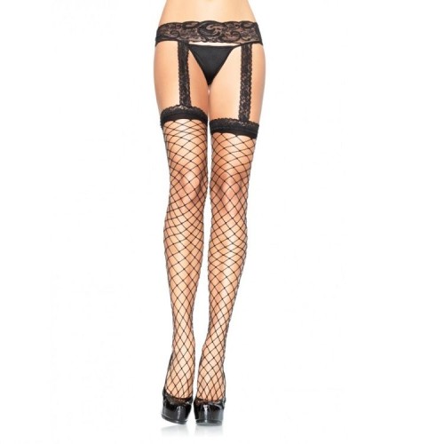 Leg Avenue Lace Top Fishnet Stockings