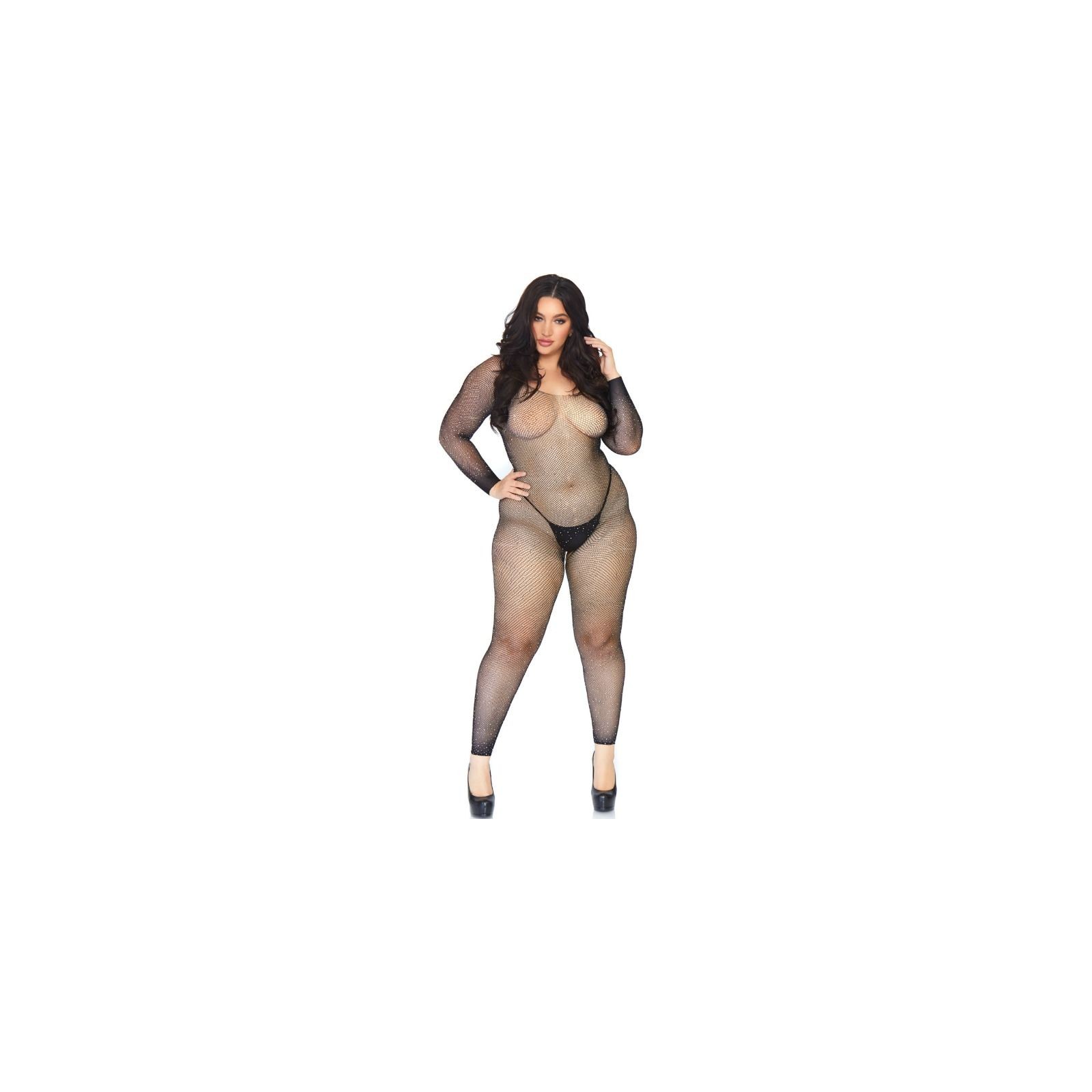 Leg Avenue Long Sleeve Sheer Bodystocking