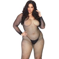 Leg Avenue Long Sleeve Sheer Bodystocking