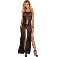 Subblime Dress-Top and Thong Set for Elegant Seduction