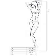 Passion Woman Bodystocking BS047 White - One Size