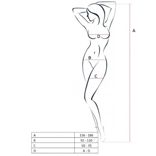 Passion - Bodystocking Woman BS050 - Diseño Elegante