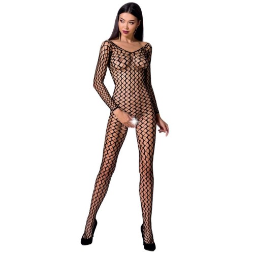 Passion - Bodystocking Negro BS068 - Elegancia