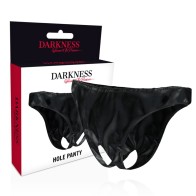 Darkness Unisex Open-Crotch Panties - Fetish Style