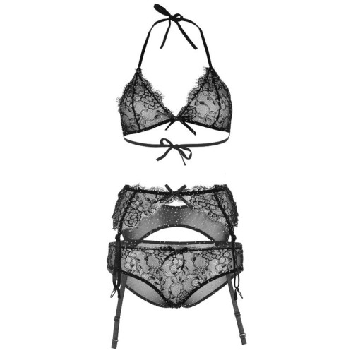 Leg Avenue - Three-Piece Set with Diamonds M