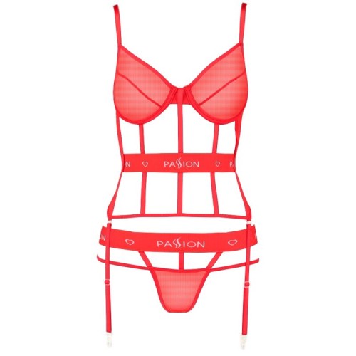 Passion Kyouka Corset Rojo - Conviértete En Una Seductora