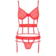 Passion Kyouka Corset Rojo - Conviértete En Una Seductora