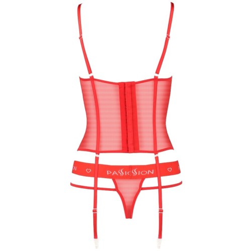 Passion Kyouka Corset Rojo - Conviértete En Una Seductora