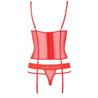 Passion Kyouka Corset Rojo - Conviértete En Una Seductora