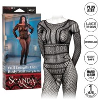 Body de Encaje Scandal Talla Plus para Noches Seductoras