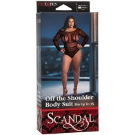 Scandal Teddy Plus Size - Seductive and Alluring Design