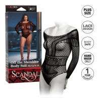 Scandal Teddy Plus Size - Seductive and Alluring Design