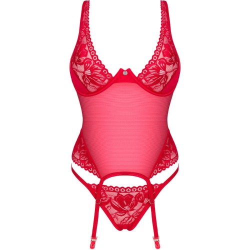 Corset Lacelove Rojo Obsessive XS/S