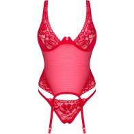 Corset Lacelove Rojo Obsessive XS/S