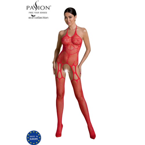 Passion - Eco Collection Bodystocking Eco Bs002 Rojo