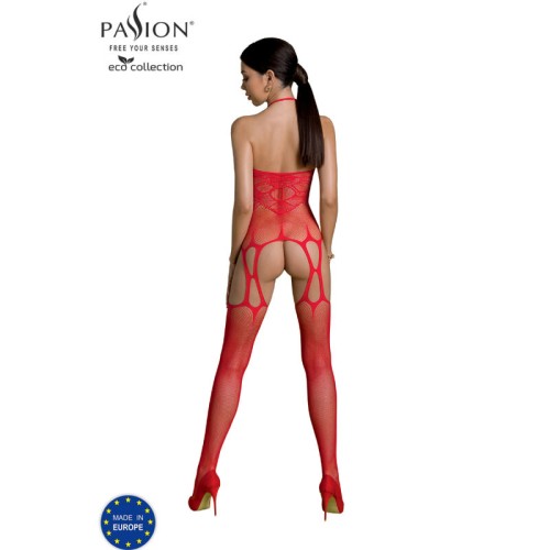 Passion - Eco Collection Bodystocking Eco Bs002 Rojo