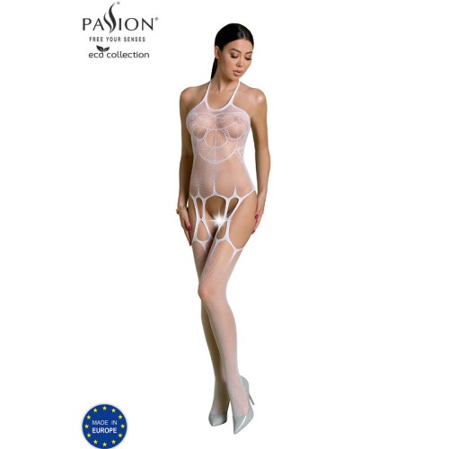 Passion Eco Collection Bodystocking Eco Bs002 White