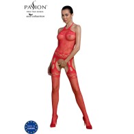 Passion Eco Collection Bodystocking BS006 Red