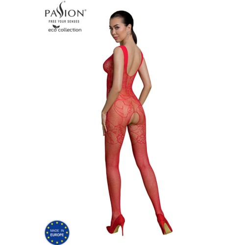 Passion Eco Collection Red Bodystocking